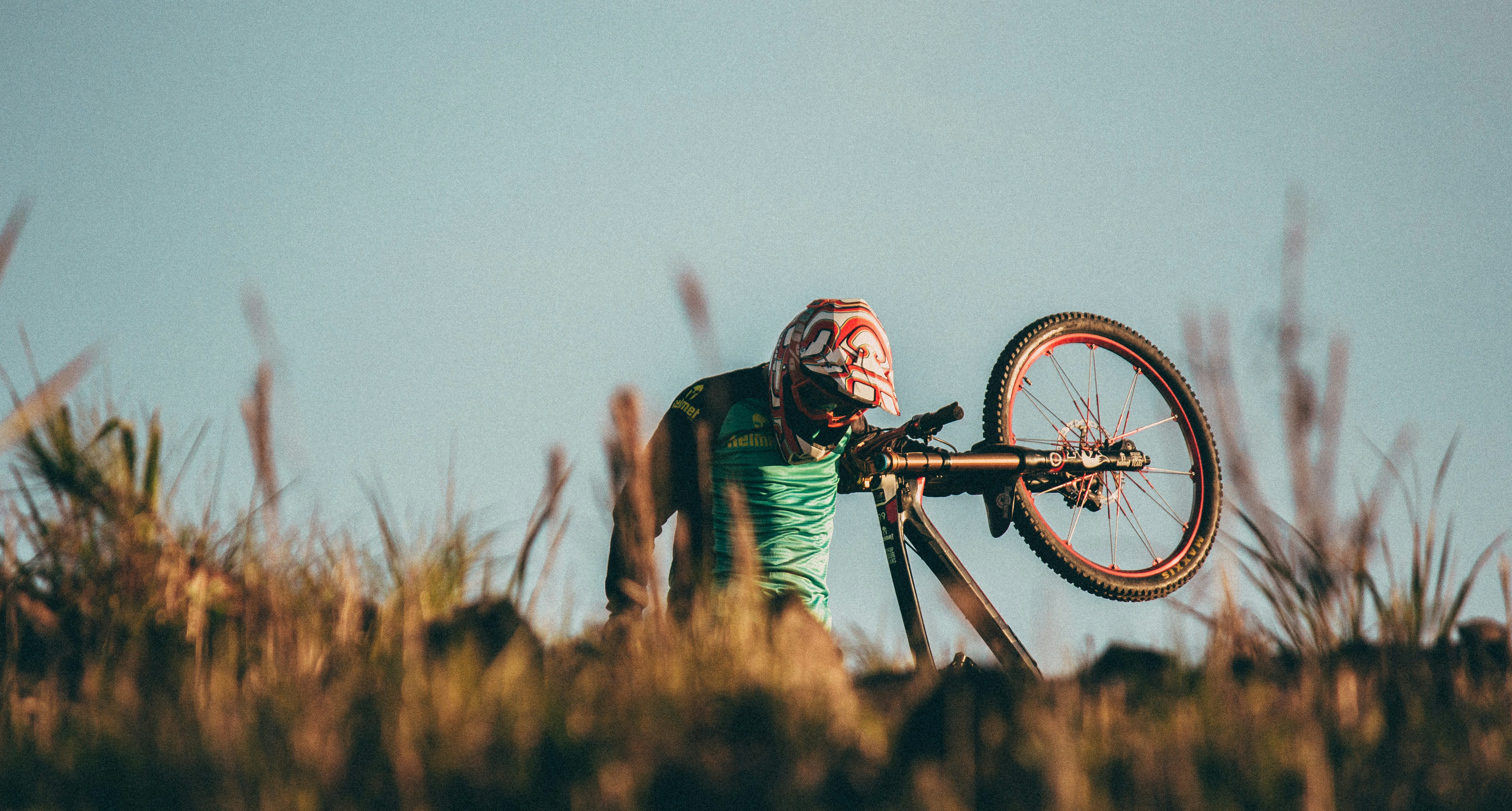 biking